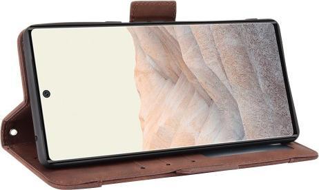 Immagine prodotto Cover-Discount Google Pixel 6 - Custodia con molti slot per carte di credito marrone (Google Pixel 6)