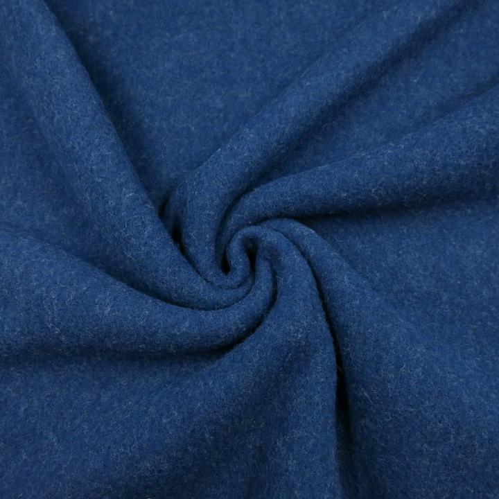 Produktbild Stoffrestposten Wollfleece - Marineblau - Mindestverkaufsmenge: 1 Meter
