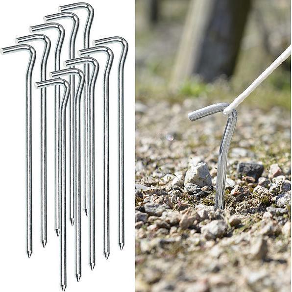 Immagine prodotto Semptec Set di 10 picchetti da tenda in acciaio XL