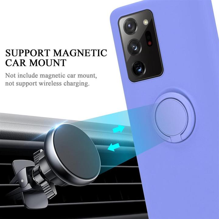 Productafbeelding Cadorabo TPU Vloeibare Ring Silicone Hoesje (Samsung Galaxy Note 20 Ultra)
