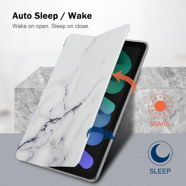 Actual product image Cadorabo Tablet Book Sleeve Colorful Marble (iPad mini 6)