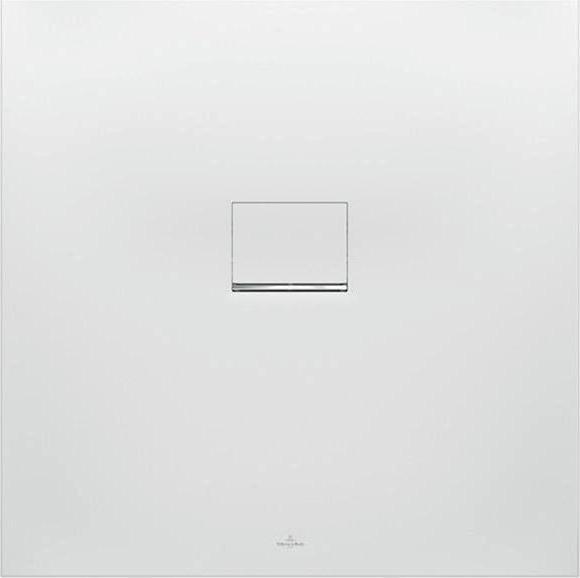 Produktbild Villeroy & Boch V&B Duschwanne SQUARO INFINITY Quadrat 900x900x40mm stone white