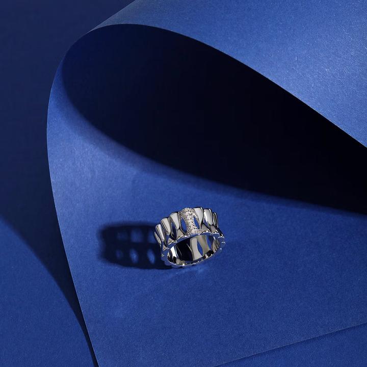 Actual product image Morellato Essenza SAWA20 Recycled Silver Modern Ring - Circuit: 58mm (58, 925 Silver)
