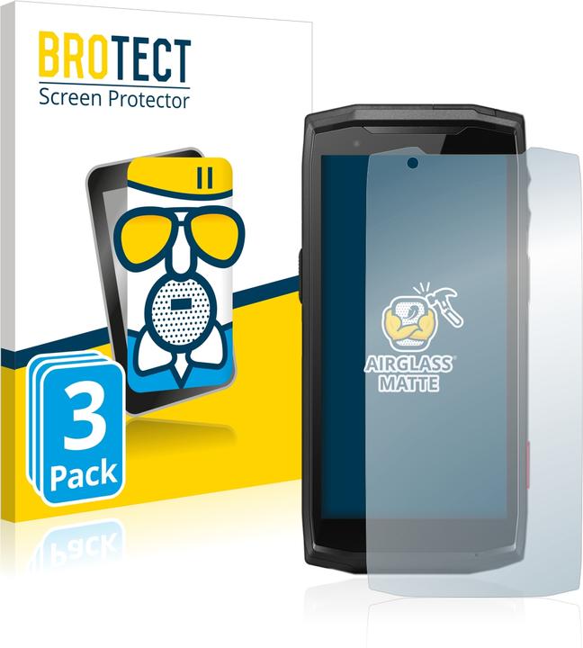 Actual product image BROTECT AirGlass Glass Matte (3 Piece, Crosscall CORE-M5)