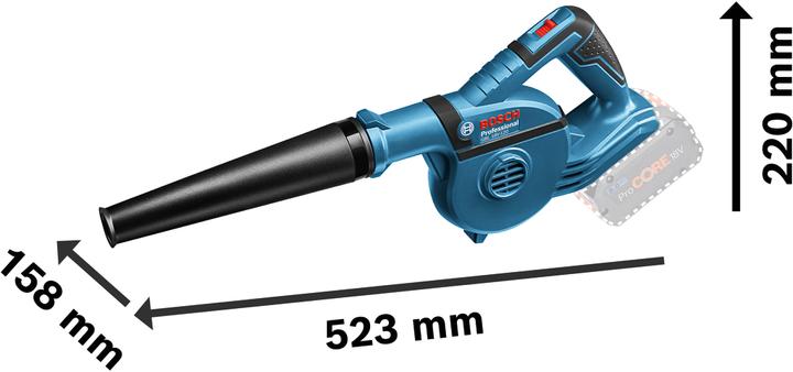 Produktbild Bosch Professional GBL 18V-120 (Akkubetrieb, Werkstattgebläse)