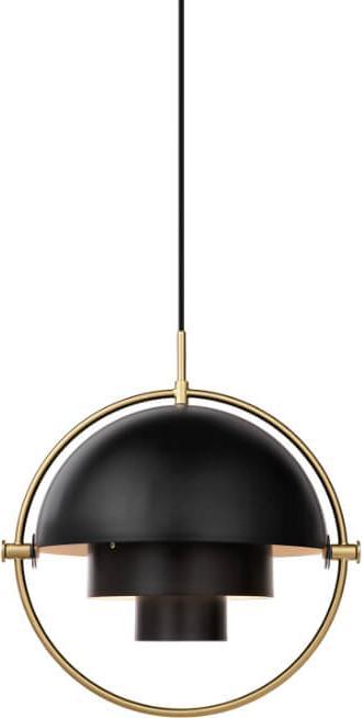 Actual product image Gubi Multi-Lite pendant light S brass/black (E14, 470 lm)