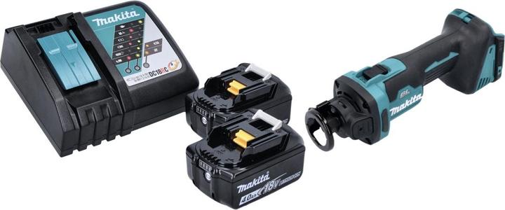Image du produit Makita DCO 181 RM Trancheuse rotative sans fil 18 V 32000 tr/min Brushless + 2x batterie 4,0 Ah + chargeur