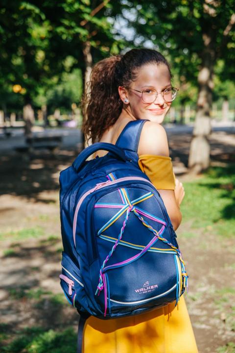 Produktbild Walker Schulrucksack Fame Skandi 32 l, ab 9 Jahren Blue (32 l)