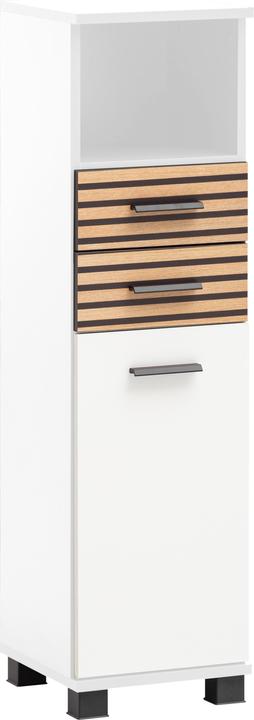 Schildmeyer Katta highboard 30 cm matt white / acoustic panel look