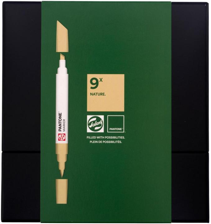 Produktbild Talens Pantone Marker 9x Set Nature, Strichstärke: Keine Angabe (Gelb, Beige, Rot, Blau, Hellgrau, Grün, Hellblau, Hellgrün, Braun, 8 x)