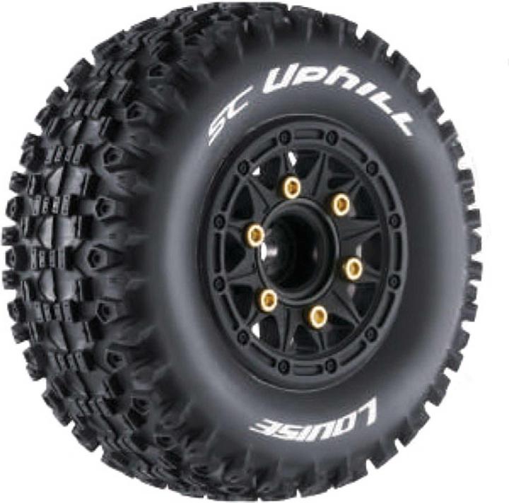 Image du produit Louise SC-UPHILL PNEUS SOFT SUR JANTE NOIR 12/14/17MM (2) 1/10 SHORT-COURSE (INTERCHANGEABLES)