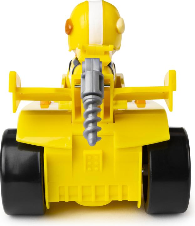 Actual product image Spin Master Rubbles Race & Go Deluxe basic vehicle with figure (Ready, Race, Rescue)