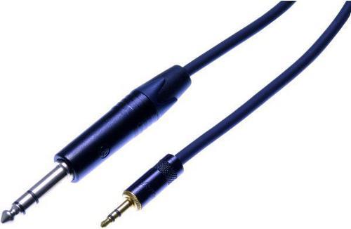 Produktbild Contrik Mikrofonkabel Plug auf Mini Plug (1.50 m, 3.5mm Klinke (AUX), 6.3mm Klinke (Jack))