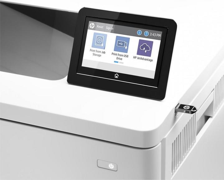 Actual product image HP Color LaserJet Enterprise M554dn (Laser, Colour)