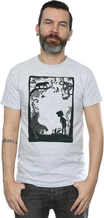 Immagine prodotto Disney The Jungle Book Silhouette Poster Maglietta Uomo (L)
