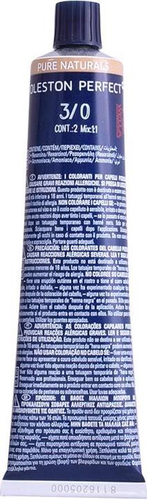 Wella KOLESTON PERFECT ME+ PURE NATURALS 3/0 60 ml (3/0 Dunkelbraun)