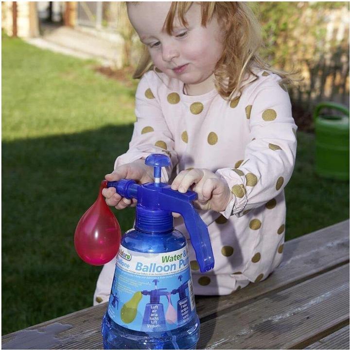 Image du produit Alldoro Pompe à ballon d'eau ass. ass. par 3, pompe, 250 ballons, dès 3 ans