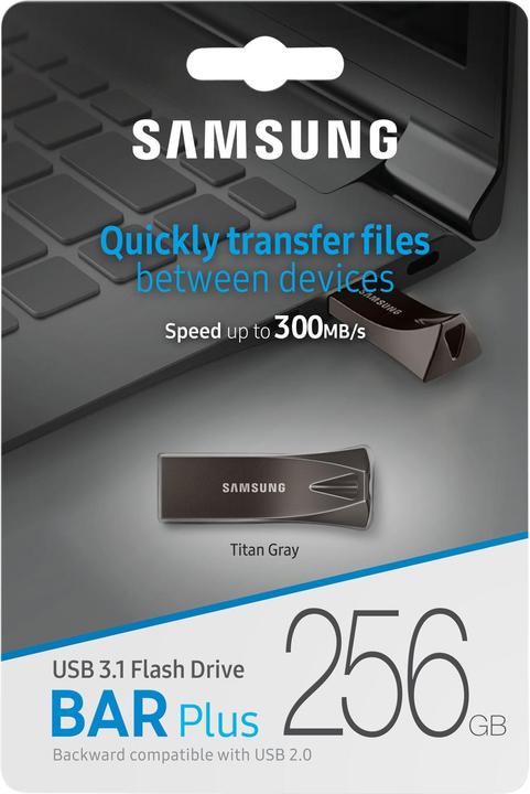 Produktbild Samsung Bar Plus (256 GB, USB-A)