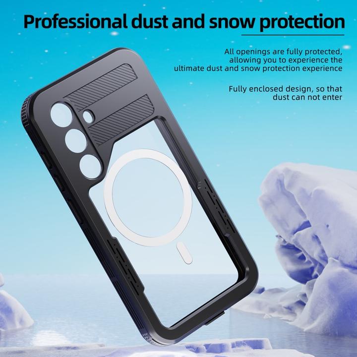 Produktbild Redpepper Samsung Galaxy S24 - IP68 Mars Series Wasserdichtes Outdoor Case mit MagSafe, schwarz (Samsung Galaxy S24)