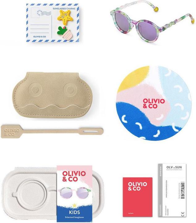 Immagine prodotto Olivo & Co Sonnenbrille KIDS Oval Classic Wild Flower
