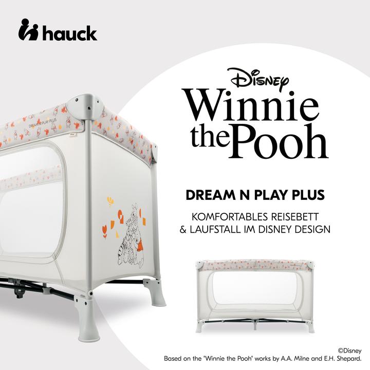 Actual product image Hauck Dream N Play Plus Pooh Friends Beige