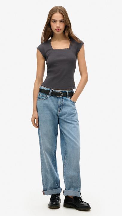 Actual product image Superdry Essential Square Neck S/s Tee (6)