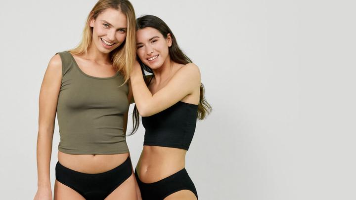 Actual product image Masmi Organic Period Briefs Size M - Black - Reuse (M)