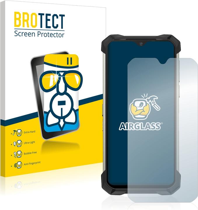 Actual product image BROTECT AirGlass Glass (1 Piece, Doogee S8 Pro)