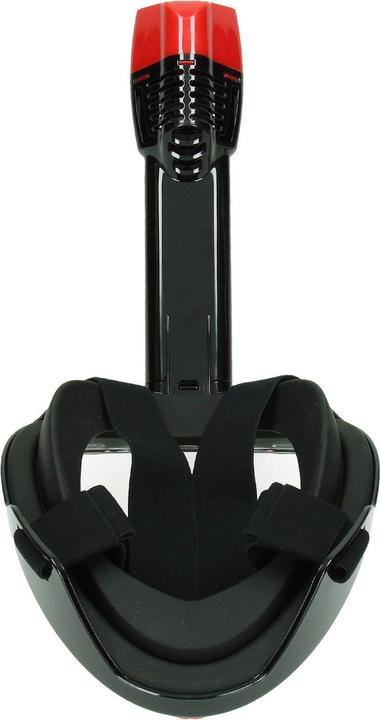 Produktbild Caruba Full Face Snorkel Masker Pro Extra Lang + Action Cam Mount (Zwart + Rood S/M)