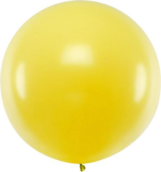 Image du produit Partydeco Ballon Jumbo Jaune Pastel (1 x)
