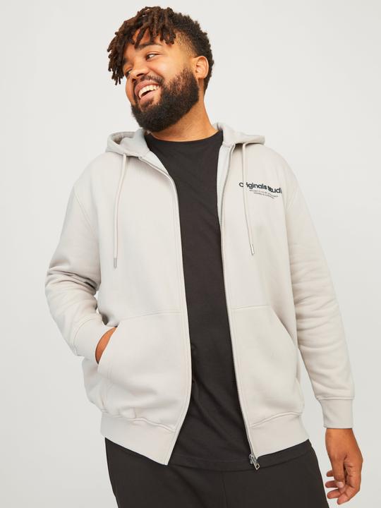 Produktbild Jack & Jones Plus Size Gedruckt Kapuzenpullover mit Reissverschluss Kapuzenpullover mit Reissverschluss (7XL)