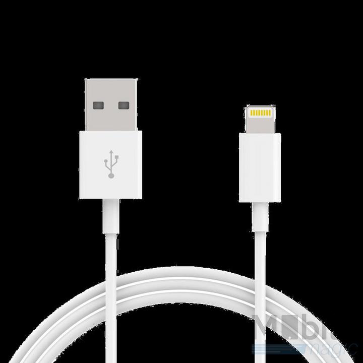Produktbild Hermex Lightning USB Ladekabel APPLE MFI zertifiziert Lontion 1m WEISS (1 m, USB 3.2 Gen 1)