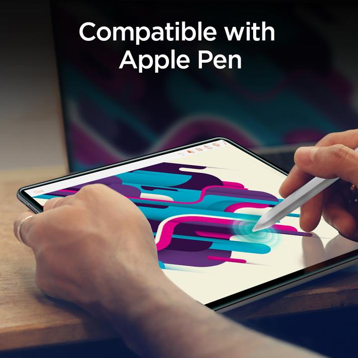 Immagine prodotto Spigen Pellicola protettiva per display in vetro, pellicola in vetro 9H (1 Pezzo/i, iPad Pro 12.9 2018 (3. Gen))