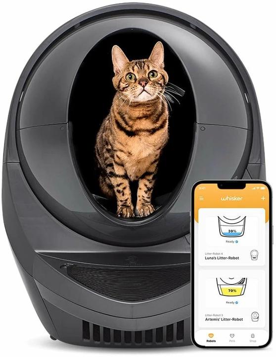 Actual product image Litter-Robot 3 Connect (Cat litter box closed, Self-cleaning litter tray)
