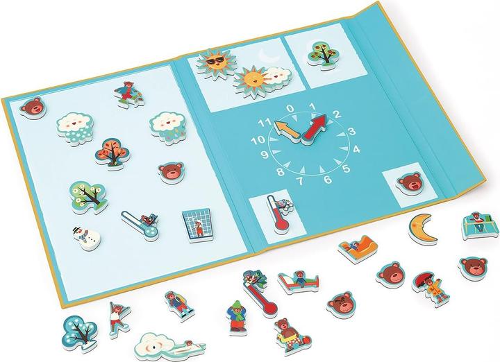 Actual product image Scratch Magnet Game Daily Schedule (German)