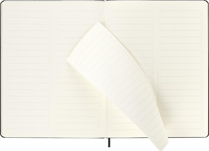 Actual product image Moleskine Geschäftsagenda Professional Hard Cover Weekly Vertical Pro (19 x 25 cm, English)