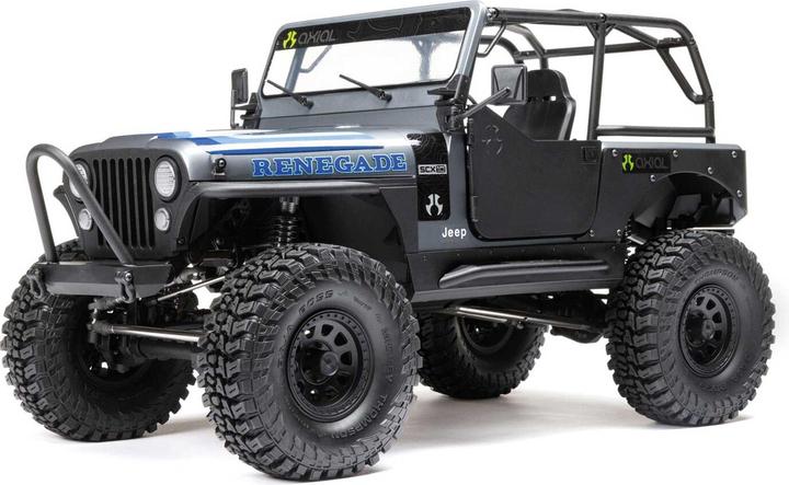 Axial Scale Crawler SCX10 III Jeep CJ-7 Grey, ARTR, 1:10 (ARR Almost Ready to Run)