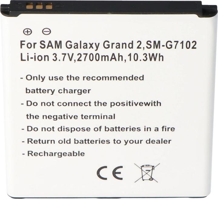 Immagine prodotto AccuCell Akku Samsung Galaxy Grand 2 Duos, EB-B220AC, EB665468LU