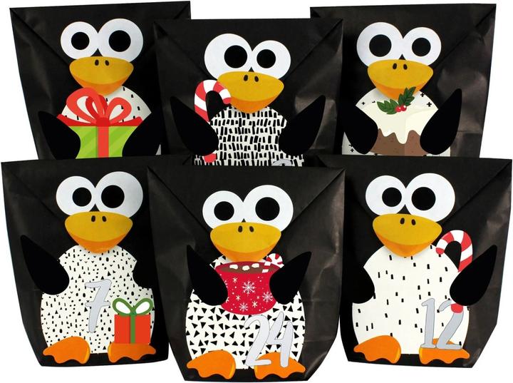 Papierdrachen Pinguin