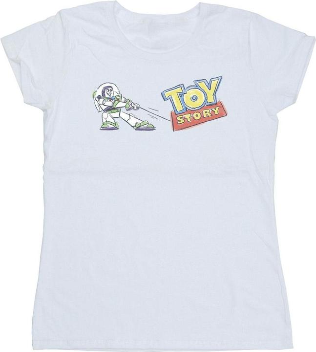 Disney Toy Story Buzz Pulling Logo TShirt (XL)