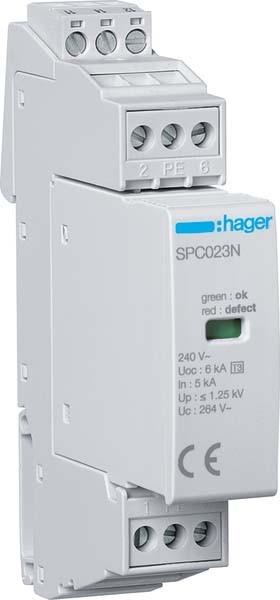 Hager Überspannungsableiter SPC203N