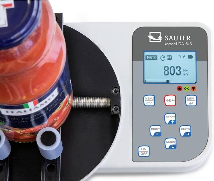 Actual product image Sauter Torque meter Max 10 Nm for torque testing of bottles and vials. (3 Nm, 10 Nm)