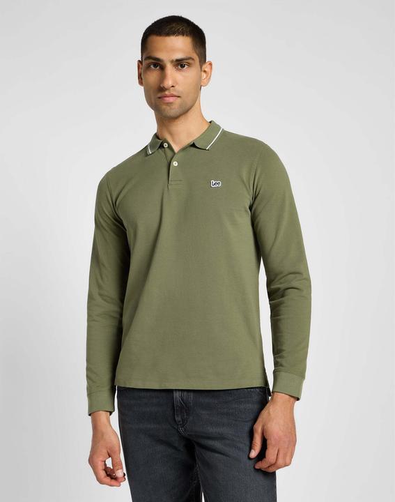 Lee Langarmpolo Longsleeves Pique Polo (M)