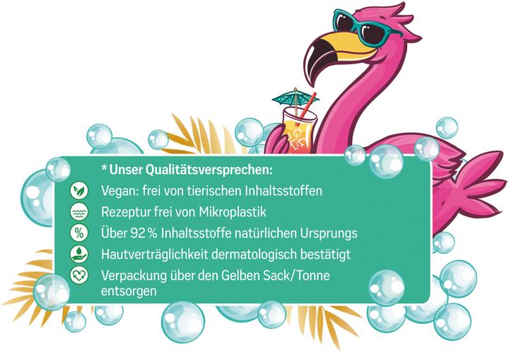 Actual product image Tetesept Happy Flamingo (40 ml, Bubble bath)