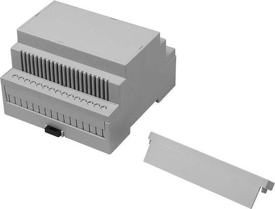 Produktbild Rs Pro Elektronikgehäuse, 88 x 90 x 58mm, Geh.Mat. Polycarbonat, Gehäusesockel, Hellgrau, Offene To (Gehäuse)