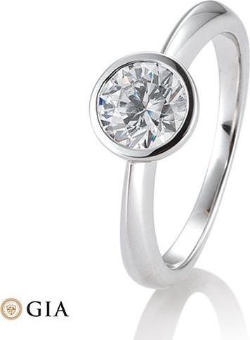 Breuning Ring Zarge 0,80-1,50 ct. (57, 585/14 K Gold)