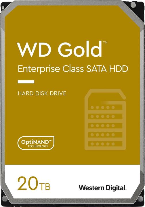 Actual product image WD Gold (20 TB, 3.5", CMR)