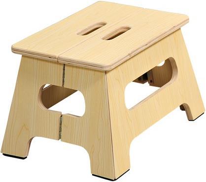 Eva- Kochen und Haushalt Folding stool wood 34x25x21cm