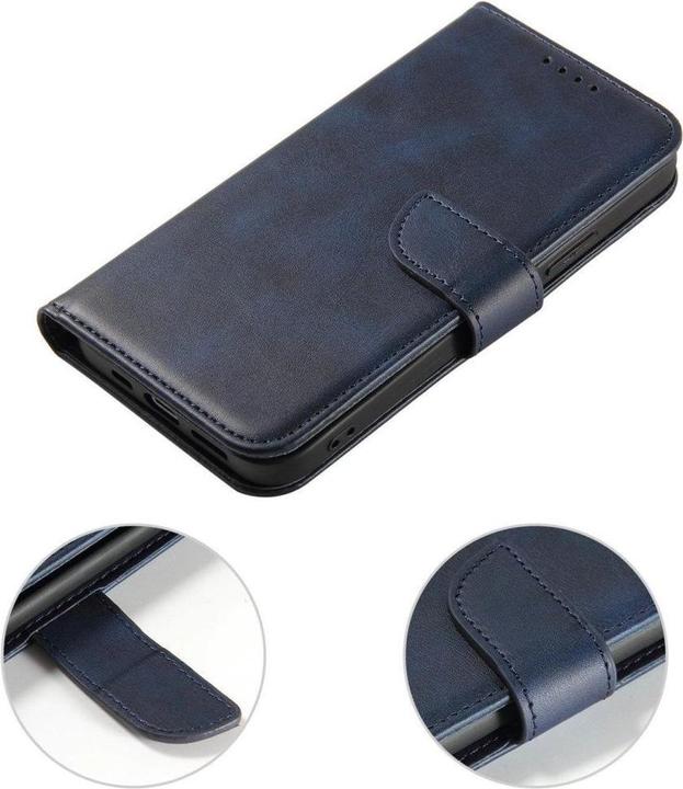 Actual product image Hurtel Back panel cover Magnet Case with Flip for Samsung Galaxy A56 - Blue (Samsung Galaxy A56)