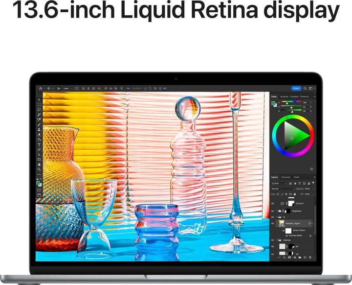 Actual product image Apple MacBook Air – 2022 (13.60", M2, 16 GB, 512 GB, DE)